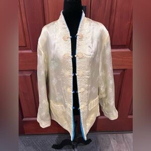 Solz Squirrel Shanghai Chinese Tang Cheongsam jacket XL Reversible Asian